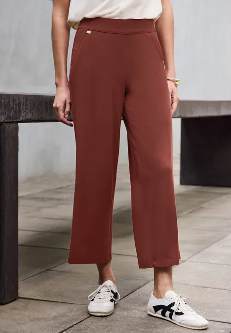7/8 Jersey Culotte sienna brown