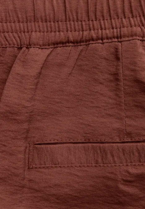 Wide Leg Hose sienna brown