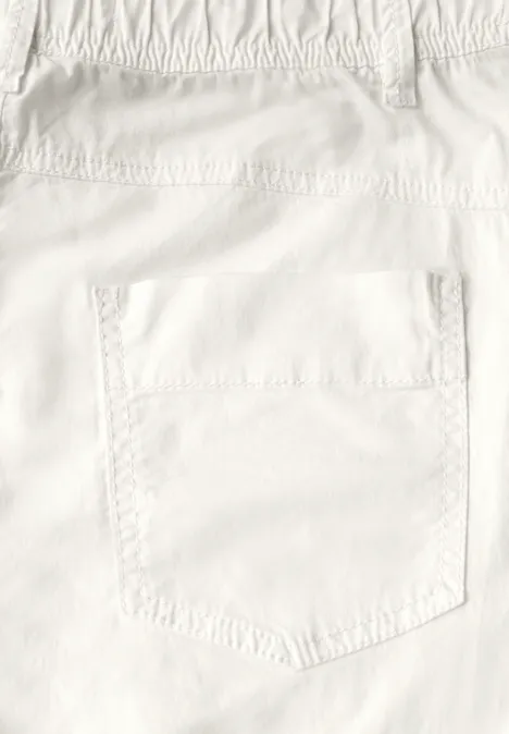 Hose aus Baumwollmix off white
