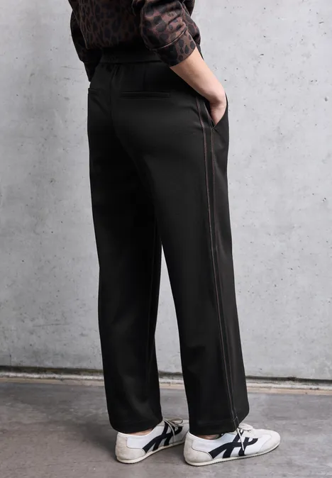 Hose mit Gallonstreifen Black