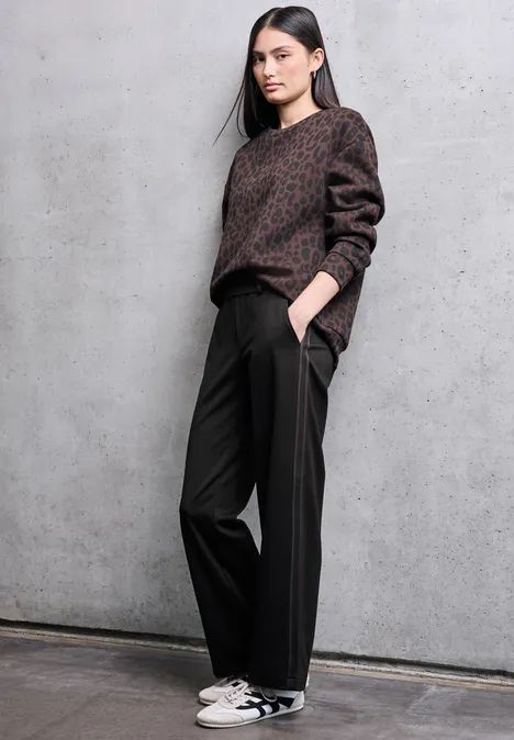 Hose mit Gallonstreifen Black