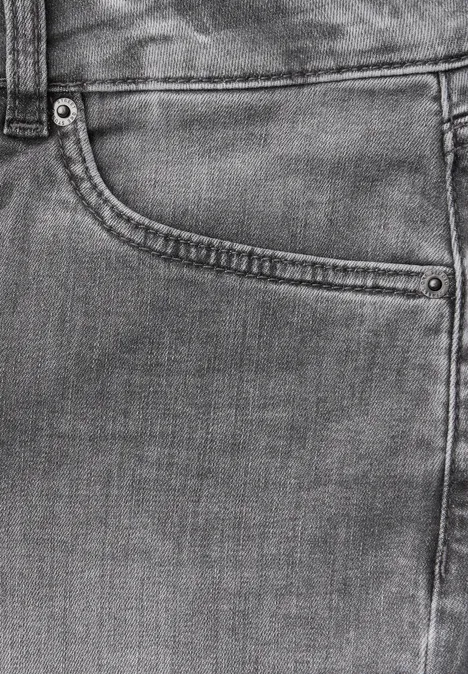 Wide Leg Jeans black washed