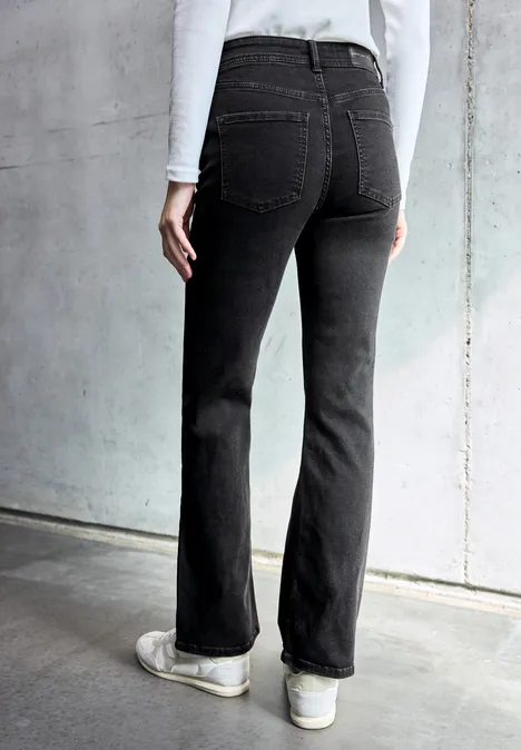 Bootcut Jeans black soft wash