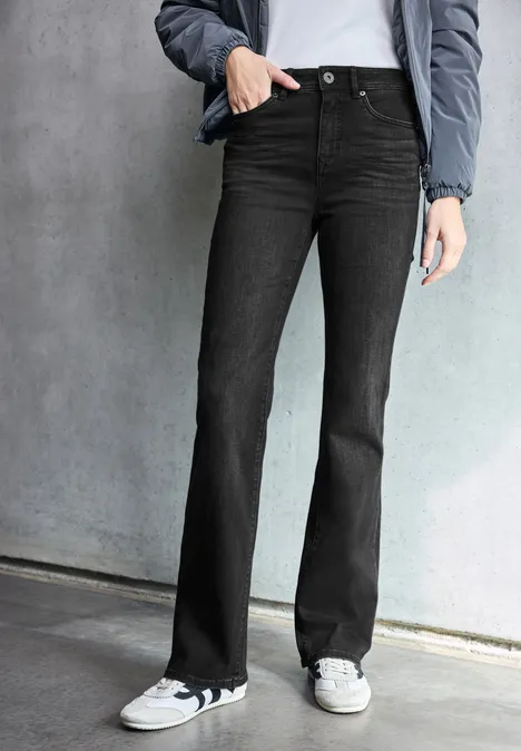 Bootcut Jeans black soft wash