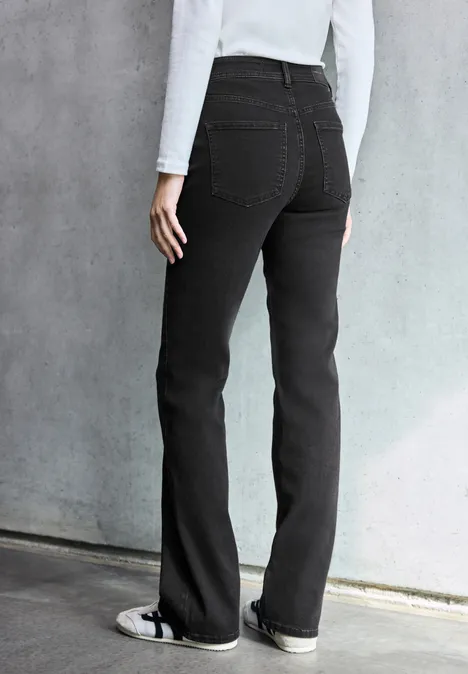 Bootcut Jeans black soft wash