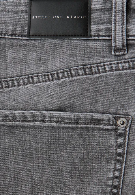 Wide Leg Jeans black washed
