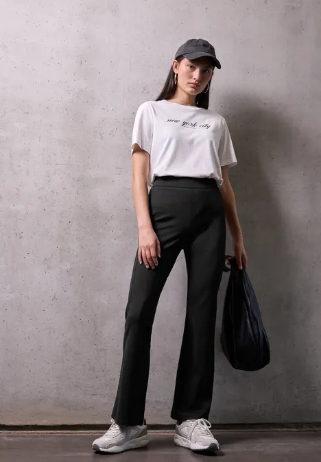 Punto di Roma Bootcut Hose Black