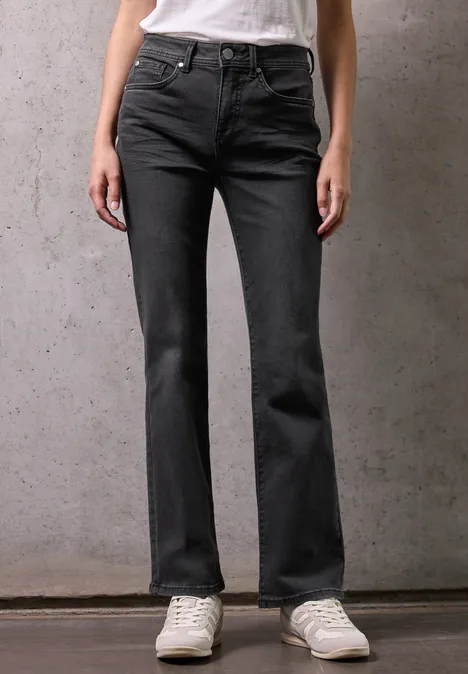 Bootcut Jeans soft black washed