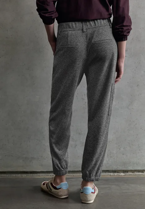 Cargo Melange Hose Black