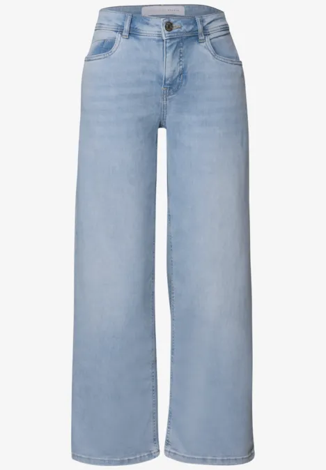 Bleached Wide Leg Jeans Ultra Bleach Random