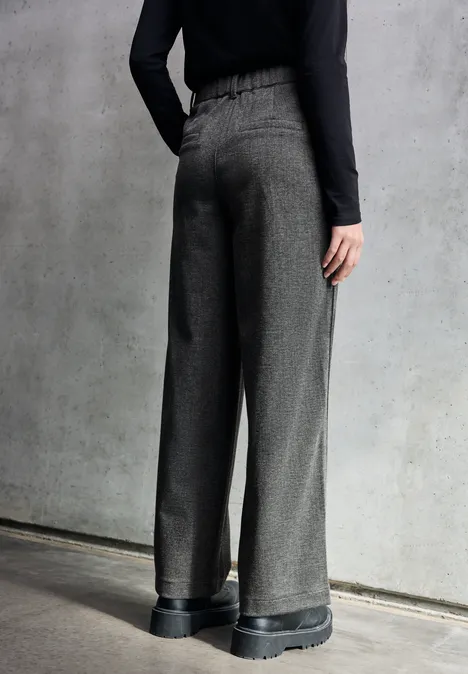 Straight Leg Melange Hose anthracite melange