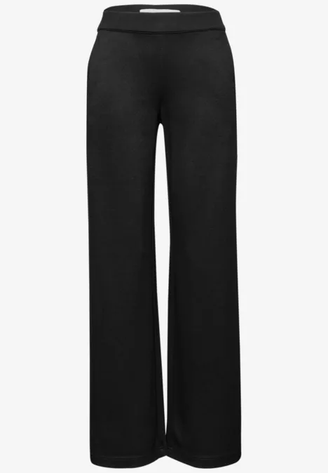 Wide Leg Hose Black