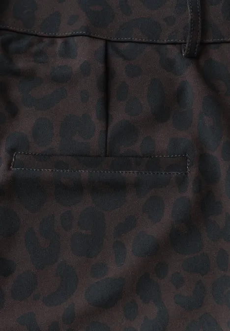Bootcut Leo Hose dark auburn brown