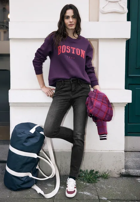 Jeans im Casual Fit Black Washed Jeans im Casual Fit Black Washed