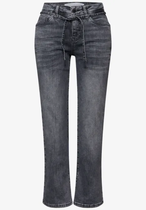 Straight Leg Jeans Grey Washed Straight Leg Jeans Grey Washed