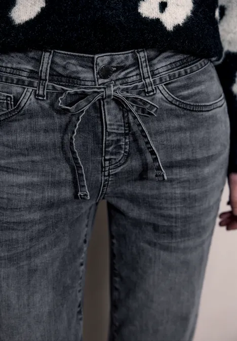 Straight Leg Jeans Grey Washed Straight Leg Jeans Grey Washed