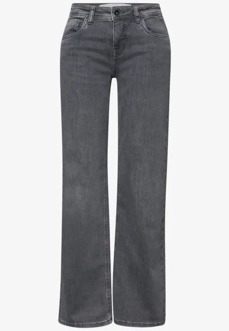 Wide Leg Jeans Grey Washed Wide Leg Jeans Grey Washed