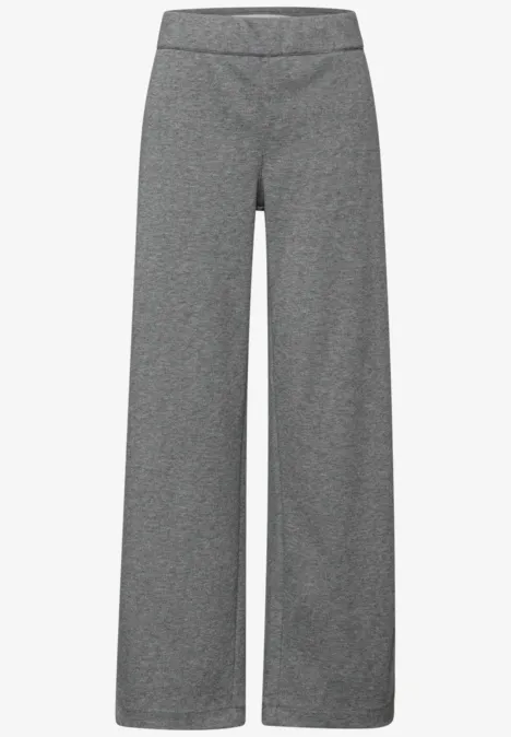 Wide Leg Hose gravel grey mel.
