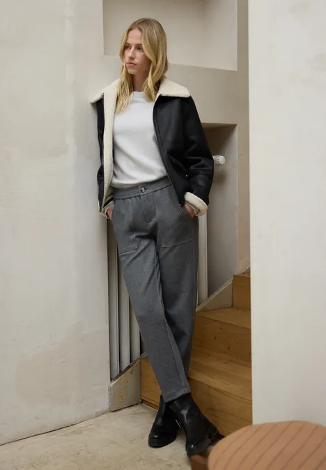 Vrijetijdskleding Chino anthracite melange