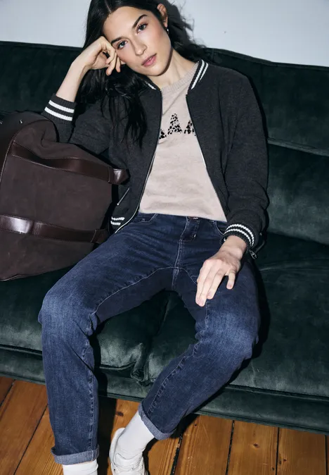 Casual Fit Jeans Medium Blue Washed