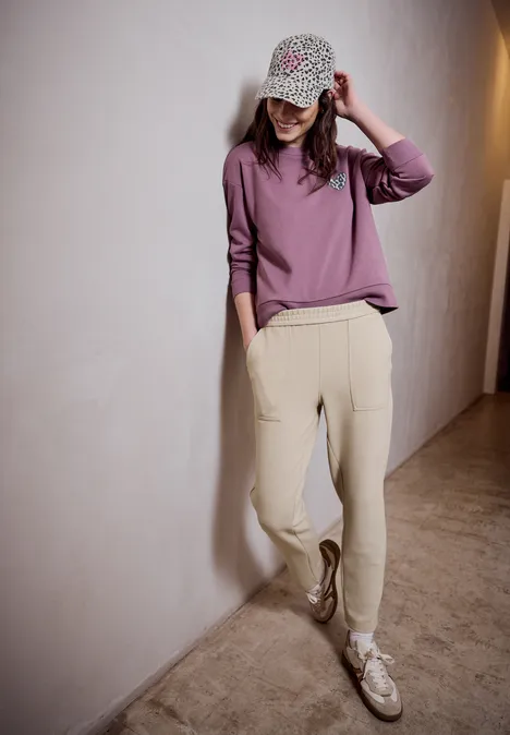 Pantalon de jogging soft beige