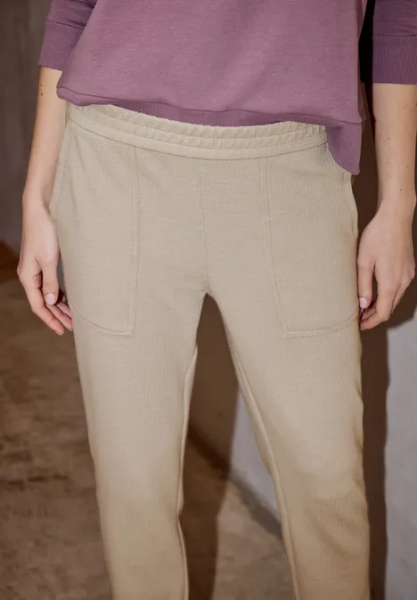 Pantalon de jogging soft beige