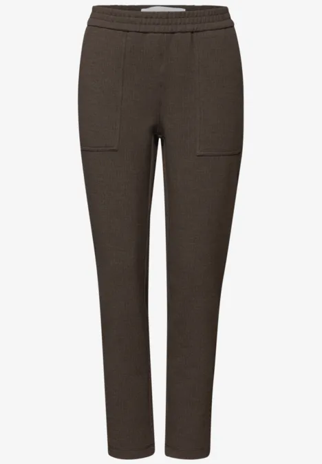 Pantalon de jogging plummy brown