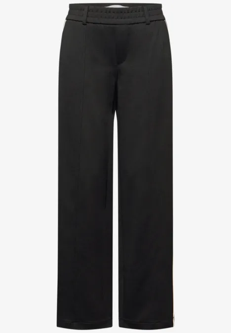 Spodnie z prostymi nogawkami Black