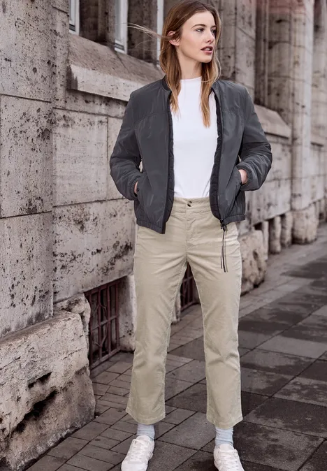 Broek met flared pijpen tilled sand