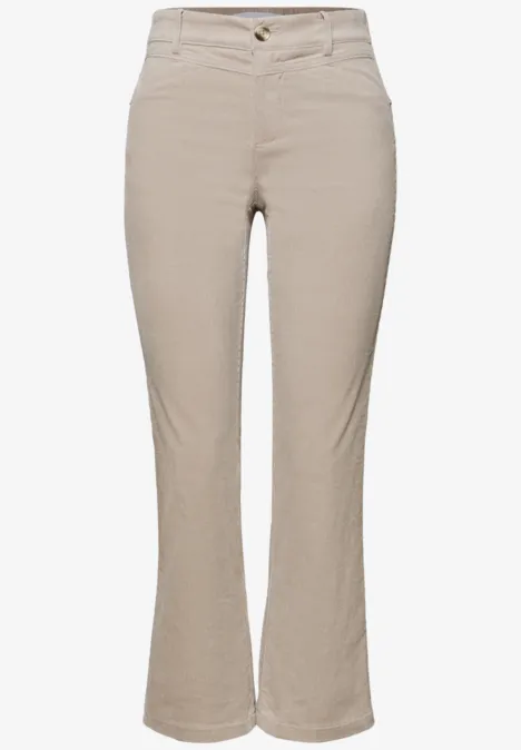 Broek met flared pijpen tilled sand