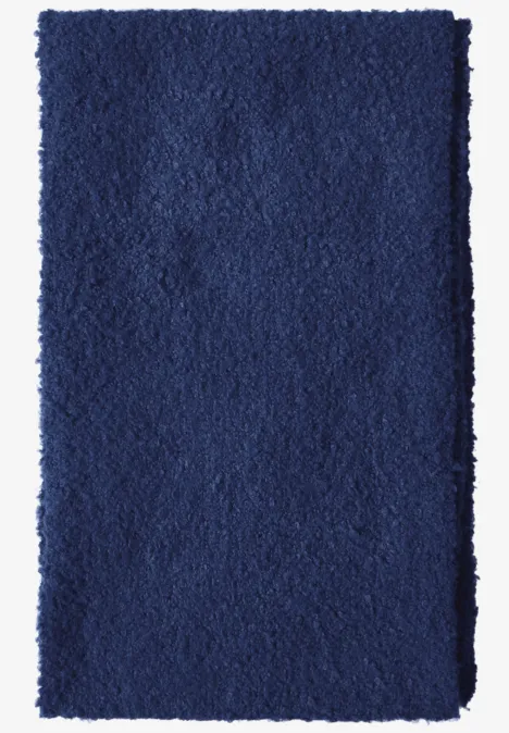 Bouclé Schal force blue