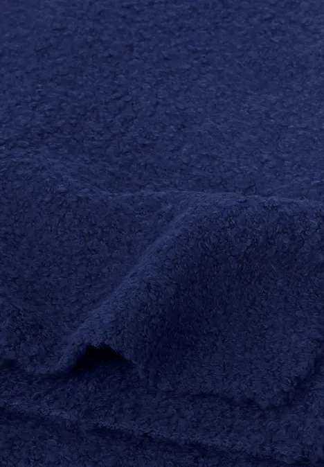 Bouclé Schal force blue
