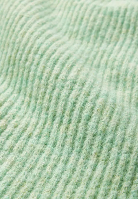 Langer Schal patina green mel.