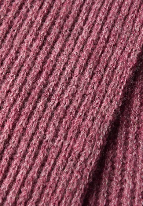 Cosy Strickschal dark candy pink
