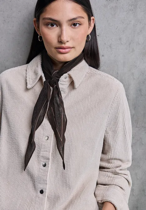 Gemustertes Bandana dark auburn brown