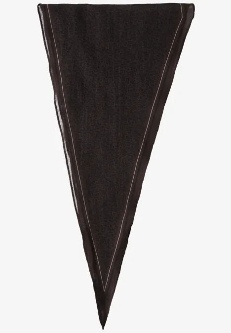 Gemustertes Bandana dark auburn brown