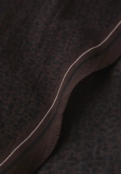 Gemustertes Bandana dark auburn brown
