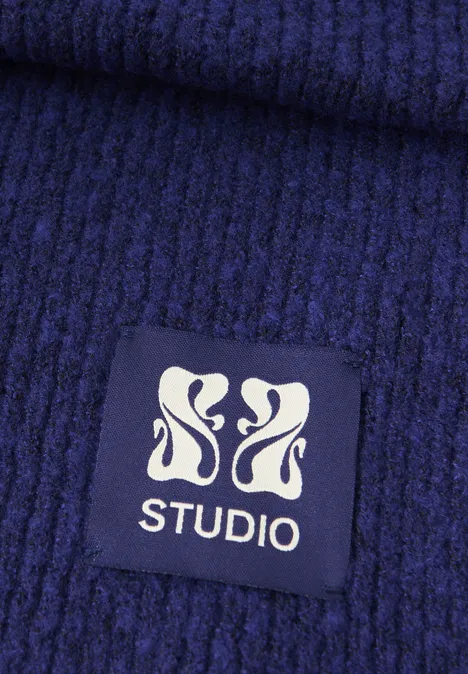 Schal mit Badge zenith blue
