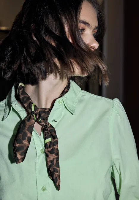 Leo Satin Bandana Black