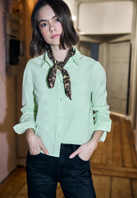 Leo Satin Bandana Black