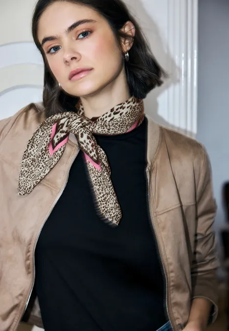 Leo Satin Bandana buffed beige