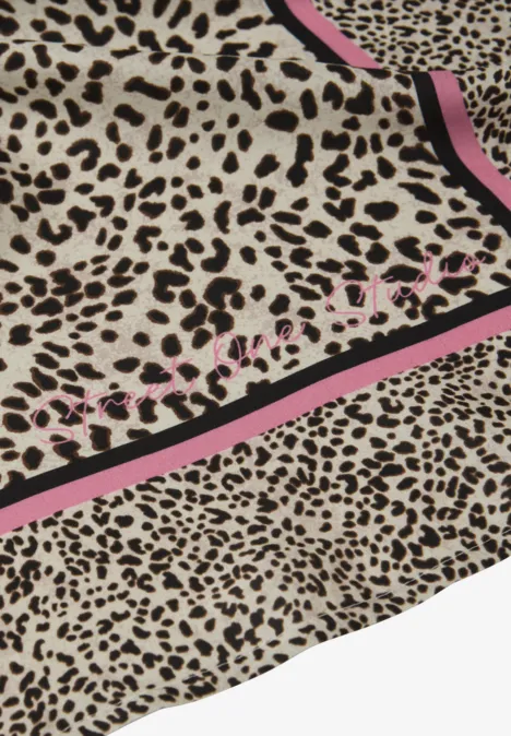 Leo satijnen bandana buffed beige