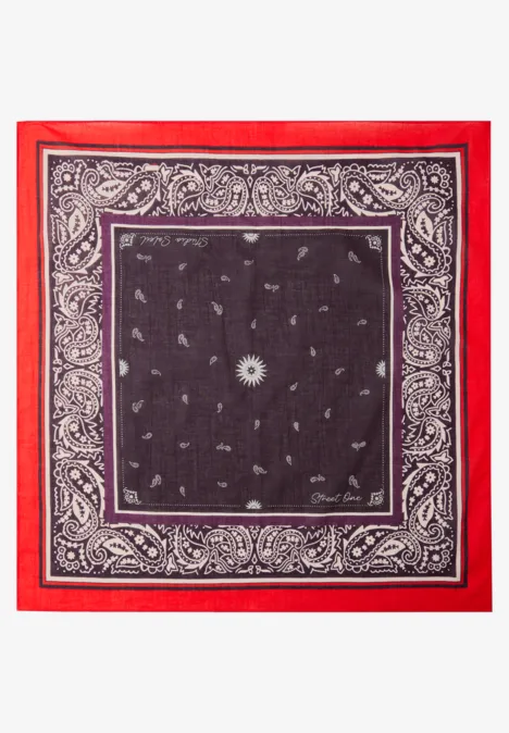 Bandana aus Baumwolle mit Print very berry Bandana aus Baumwolle mit Print very berry