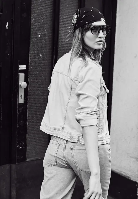 Bandana aus Baumwolle mit Print very berry Bandana aus Baumwolle mit Print very berry