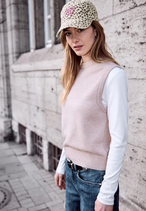 Cap mit Slogan stone sand