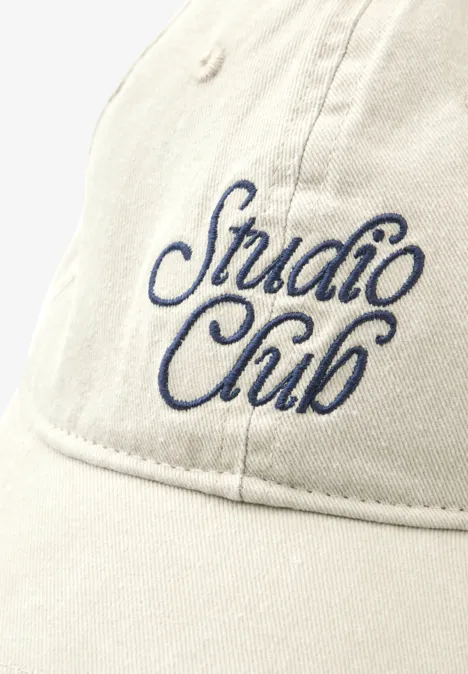 Cap aus Baumwolle mit Slogan clay sand