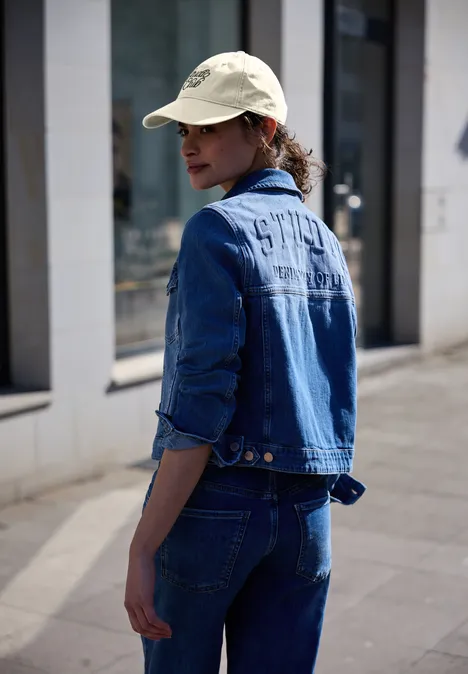 Cap aus Baumwolle mit Slogan clay sand