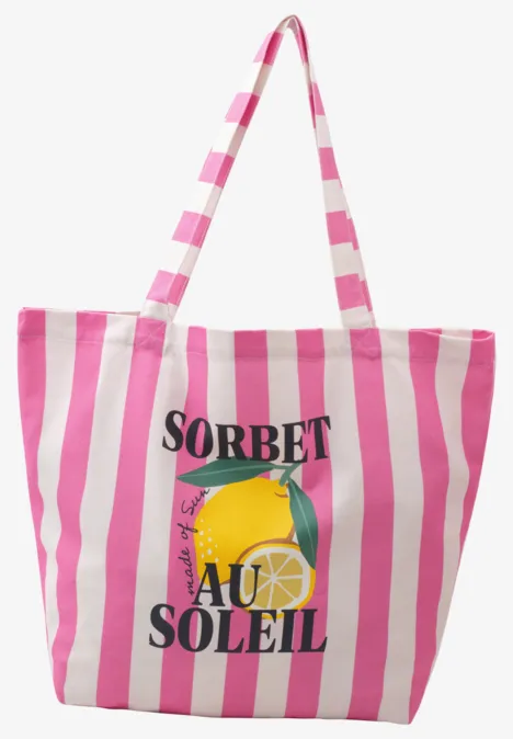 Canvas Shopper mit Streifenmuster multicolor Canvas Shopper mit Streifenmuster multicolor