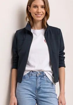 Automne Hiver Manteau Femmes Veste Courte en Laine Simple Boutonnage Poche Noir Beige Cachemire Manteau Femme Vêtements d'extérieur, bleu, XS