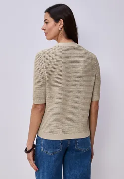 Gezellig vest voor dames in Bruin